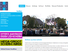 Tablet Screenshot of hollandscreen.com